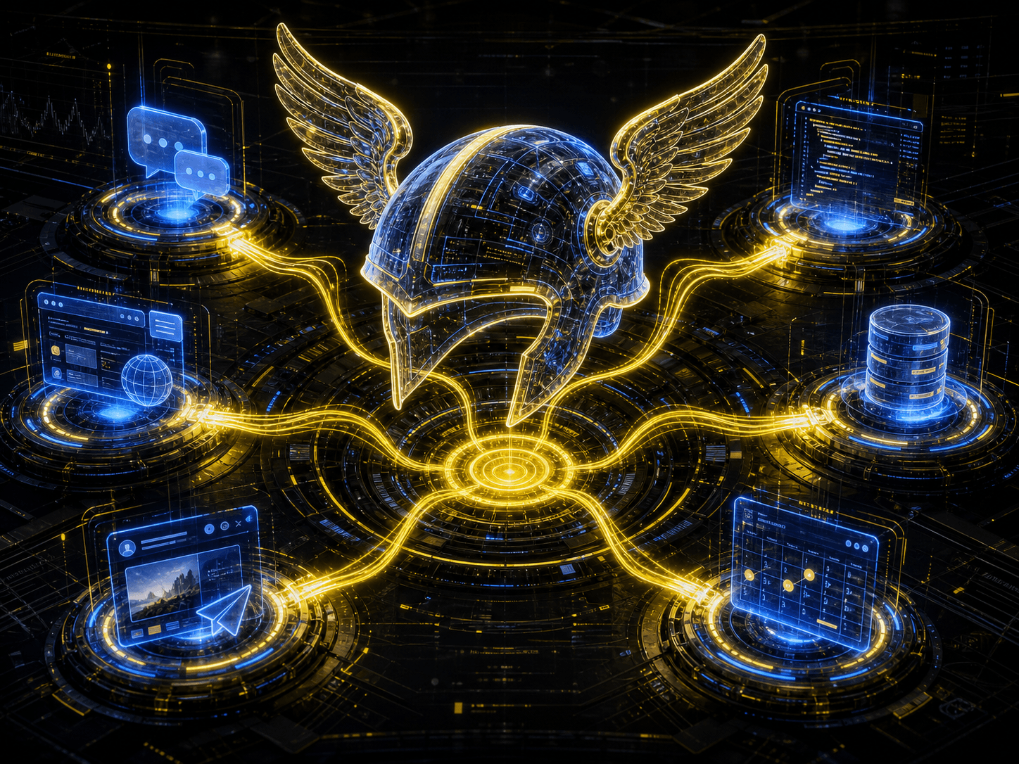 Hermes Agent connecting content, browser, Telegram and website operations