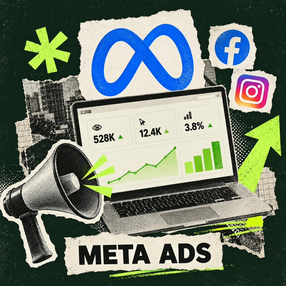 Meta Ads campaign collage